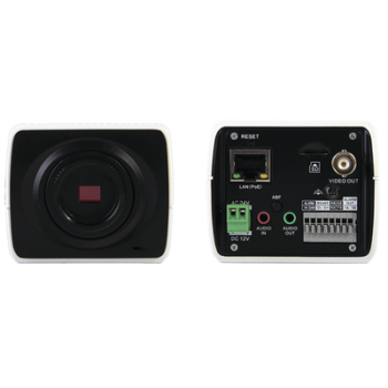 Cámara Box IP 8 Megapixel (4K) / Detección de rostros / Dia-Noche / H.264+ / ONVIF / Conteo de objetos / PoE