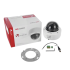 Domo IP 8 Megapixel (4K) / Interior / Lente Mot.2.8 -12 mm / 30 mts IR / H.264+ / IK10 / Detección de rostros / Conteo de Objetos / PoE / IK10 / HLC / Defog / dWDR