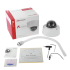 Domo IP 8 megapixel (4K) / Lente Mot. 2.8 -12mm / 40 mts IR / H.264+ / IK10 / IP66 / HLC / Detección de rostros / Conteo Objetos / PoE / Defog