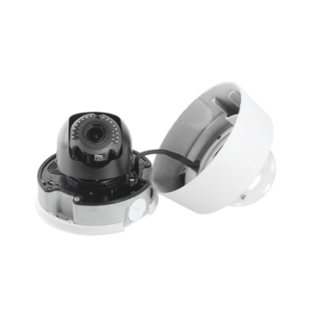 Domo IP 8 megapixel (4K) / Lente Mot. 2.8 -12mm / 40 mts IR / H.264+ / IK10 / IP66 / HLC / Detección de rostros / Conteo Objetos / PoE / Defog