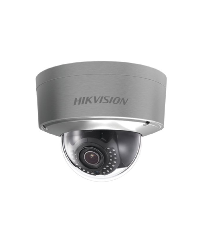 Cámara Domo IP 2 Megapixel / 30 mts IR / Anticorrosivo / Lente Var. 2.8 - 12 mm / WDR 120dB / 60 IPS / IP67 /ONVIF / PoE