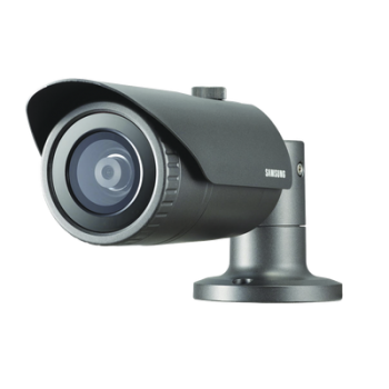 Camara bala IP 2MP, infrarroja día/noche real (ICR), video análisis, WDR, lente 3.8mm, IP66 para exterior, wiseNet III