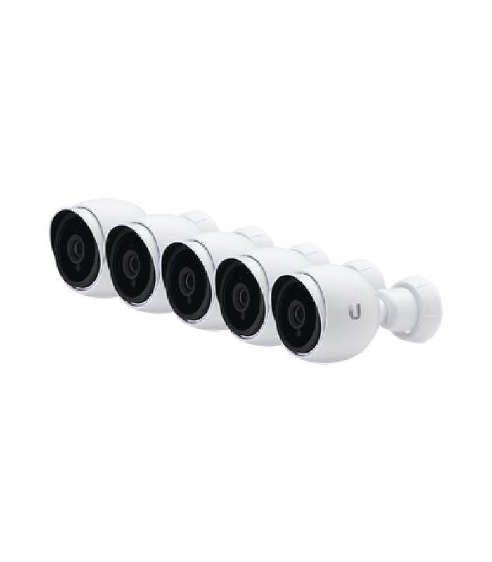 Kit de 5 Camaras IP UniFi 1080p para interior y exterior con microfono y vista nocturna, PoE 802.3af o pasivo 24 V