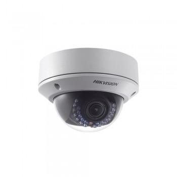 Domo IP 4 Megapixel / Lente Mot. 2.8 a 12 mm / IP66 / IK10 / WDR / 30 mts IR / MicroSD / ONVIF / Entrada-Salida de audio y alarma / H.264+ / Exterior / PoE / MicroSD