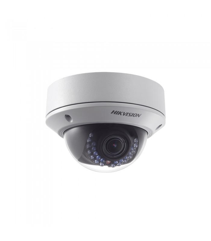 Domo IP 4 Megapixel / Lente Mot. 2.8 a 12 mm / IP66 / IK10 / WDR / 30 mts IR / MicroSD / ONVIF / Entrada-Salida de audio y alarma / H.264+ / Exterior / PoE / MicroSD