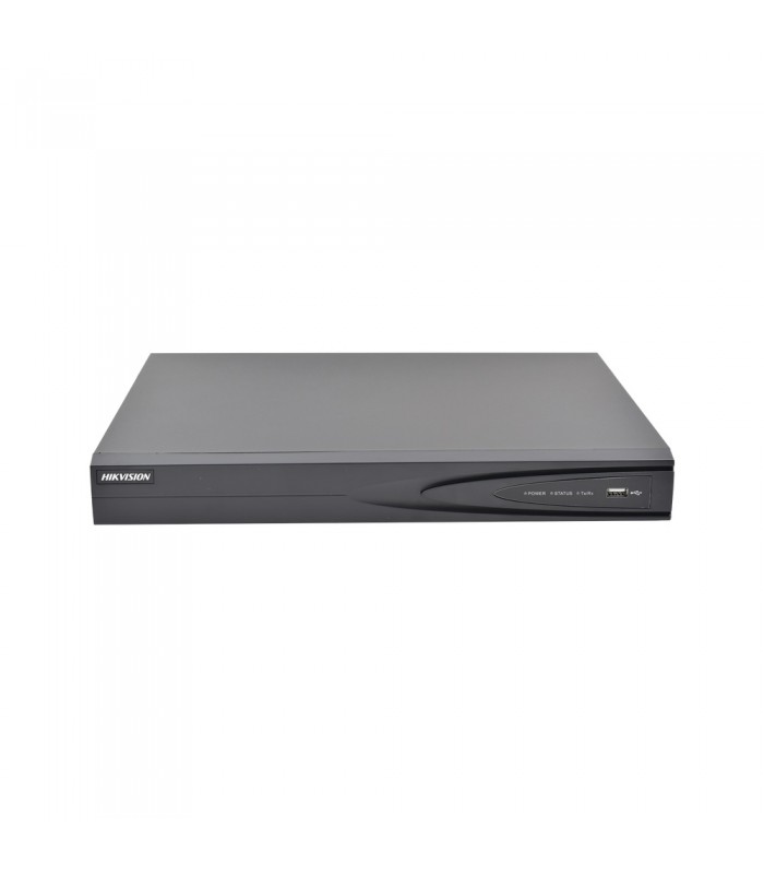 NVR 5 Megapixel / 16 canales ip / 8 puertos PoE+ / 2 HDD / HDMI / Hik-Connect P2P / H.264+ / ONVIF