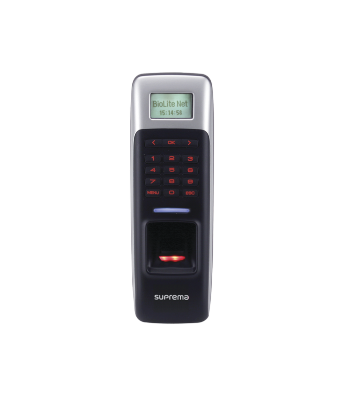 BioLite Net Lector de Huella con Teclado y Proximidad 125KHz / Protección IP65 / Uso con BioStar 1