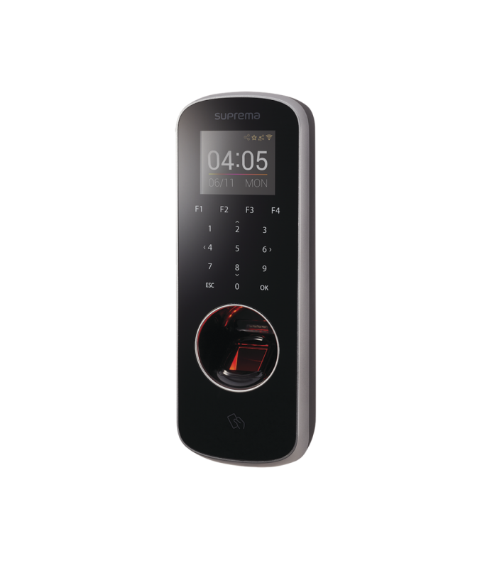 BioStation L2 Lector de Huella Delgado con Teclado Touch y Lector 13.56 MHz MIFARE®/ NFC /DESFire/DESFire EV1/ Felica