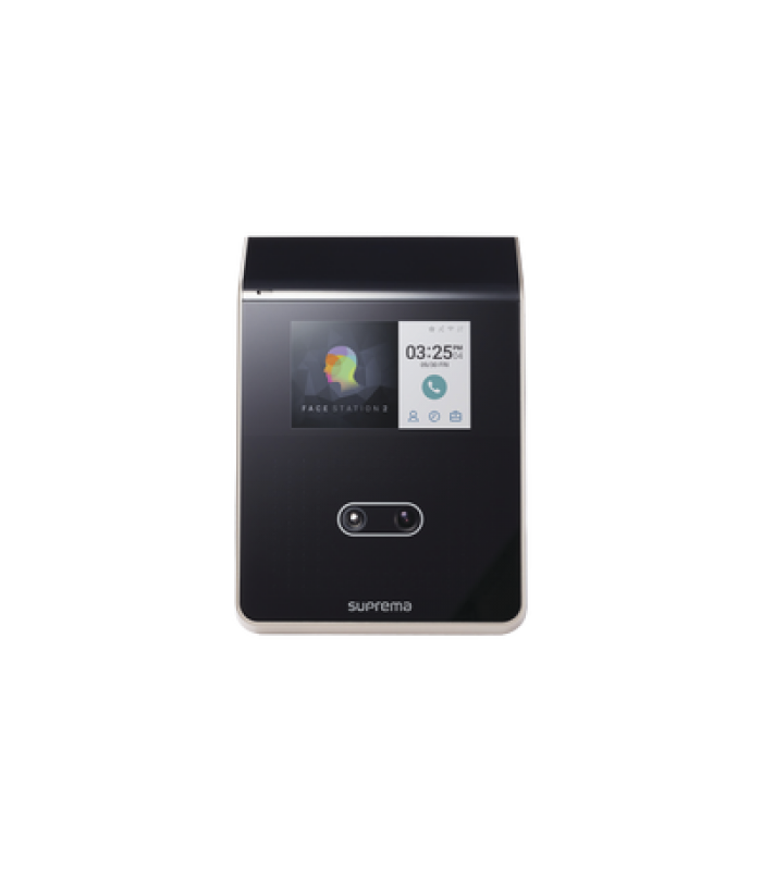 FaceStation 2 Lector Facial Multiclass SE Dual RFID (125KHZ EM HID Prox 13.56MHZ Mifare DesFire/EV1 FeliCa iClass S Compatible con BioStar2