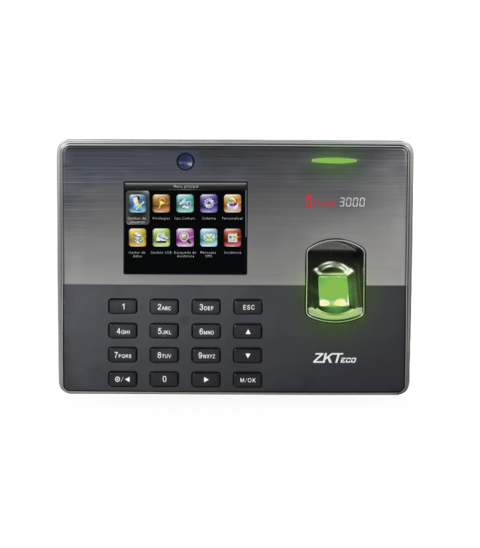 Terminal Biométrica Para Tiempo y Asistencia con Funciones de Control de Acceso