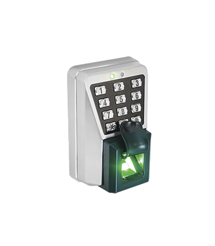 (ZK MA500)Lector IP de Huella y Proximidad con Teclado Antivandálico para Exterior. Integración Directa con software de control de acceso ZK ACCESS 3.5 para una Administración Fácil y Eficiente.