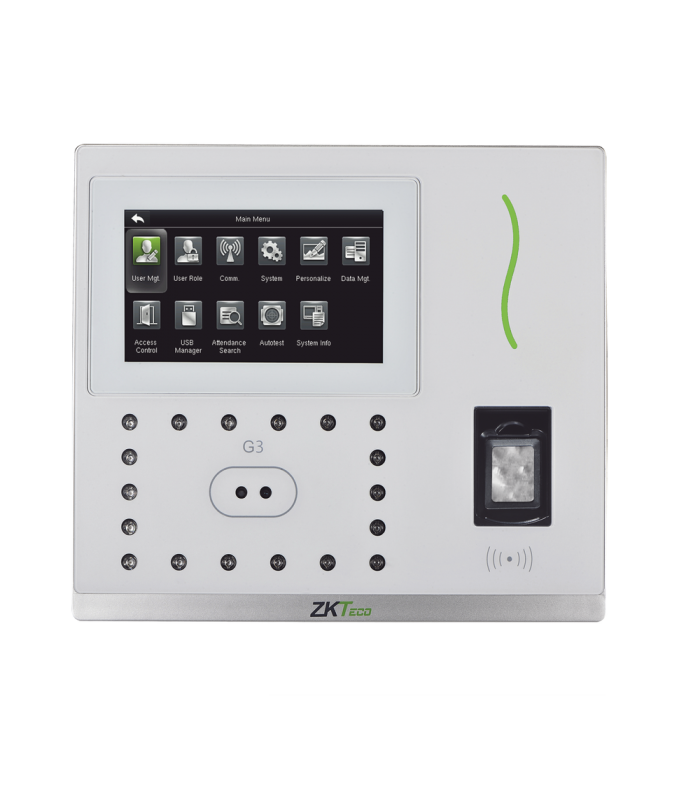 Checador Biometrico SilkID / Reconocimiento Facial / 5,000 huellas / 10,000 Tarjetas / Control de acceso integrado / 3 años de garantía / Green Label
