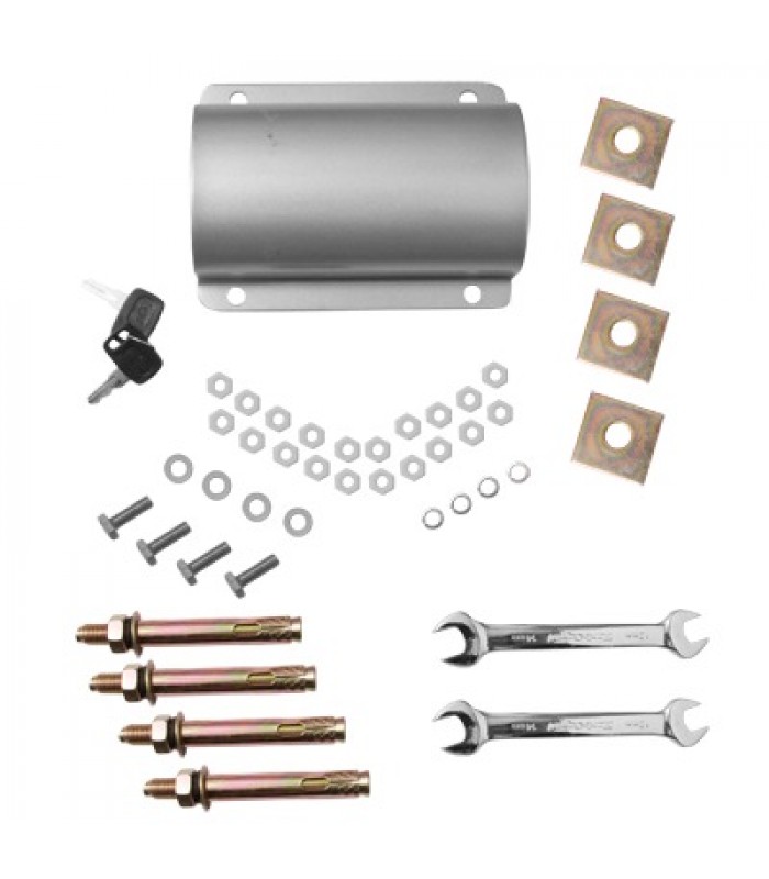 Kit de Accesorios para Barrera Vehicular. Incluye Tornillos, Abrazaderas y llaves.