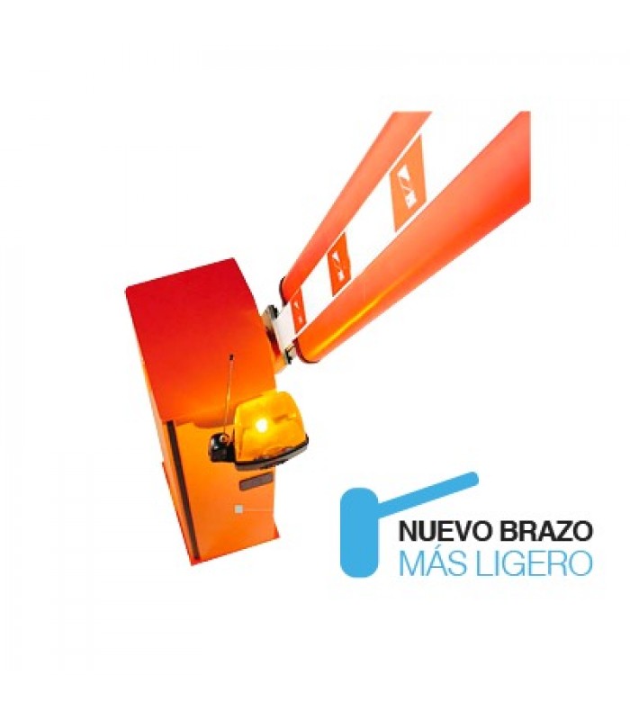 Barrera Vehicular / Hecho en Italia / Brazo 4M Iluminación LED / Soporte UPS / DERECHA / Antiaplastamiento