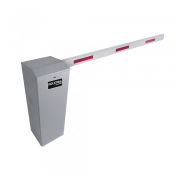 Barrera Vehicular / Soporte Brazo Hasta 6 Metros / Encoder Digital (Final de Carrera Ajustable) / DERECHA / Movimiento Súper Fluido / Diseño Elegante