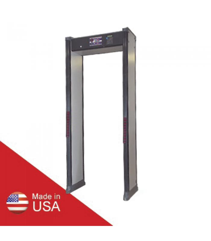 Arco detector de metales de 2 zonas para intemperie