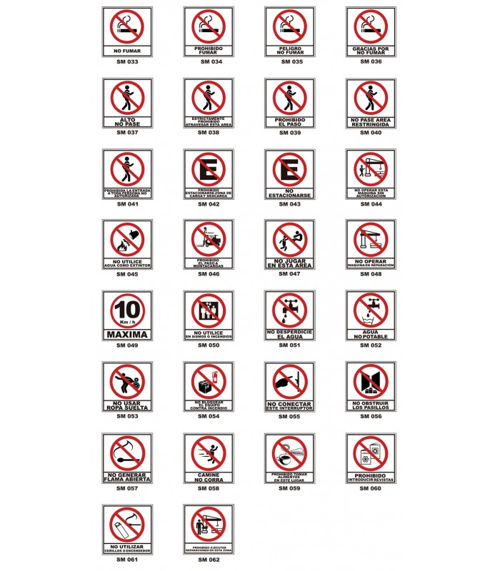 Señalamientos Restrictivos