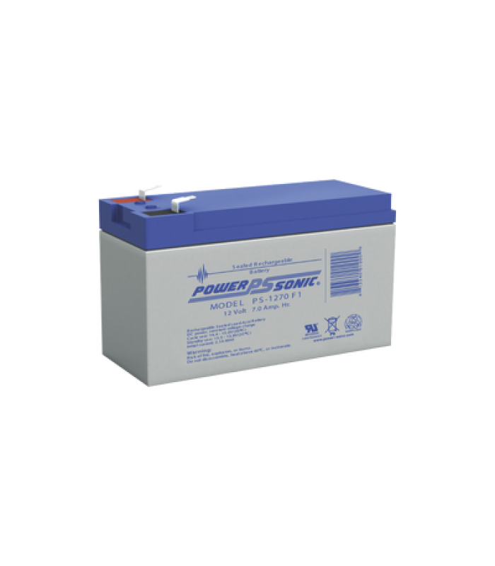 Batería de respaldo UL de 12Vcd, 7 AH. Ideal para aplicaciones de sistemas de detección de incendio/intrusión/Control de acceso.