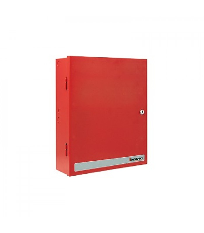  Fuente de poder, Seleccionable 12 ó 24 Vcd 3A, Gabinete color rojo.