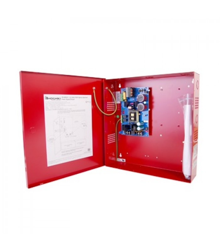 Fuente de poder de 12 / 24 vcd 6A Gabinete color rojo