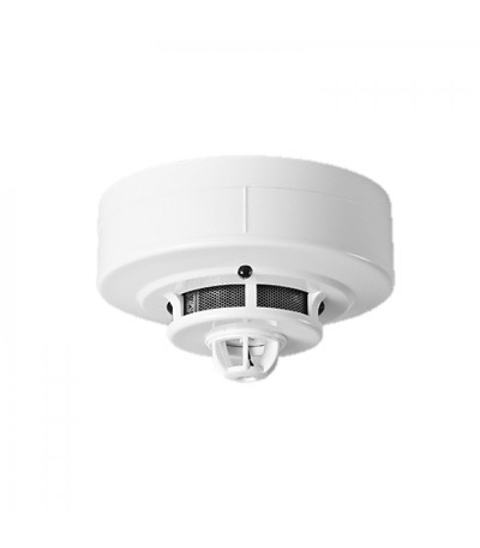 Detector humo fotoeléctrico y temperatura con zumbador de 4 hilos Ideal para paneles de incendio