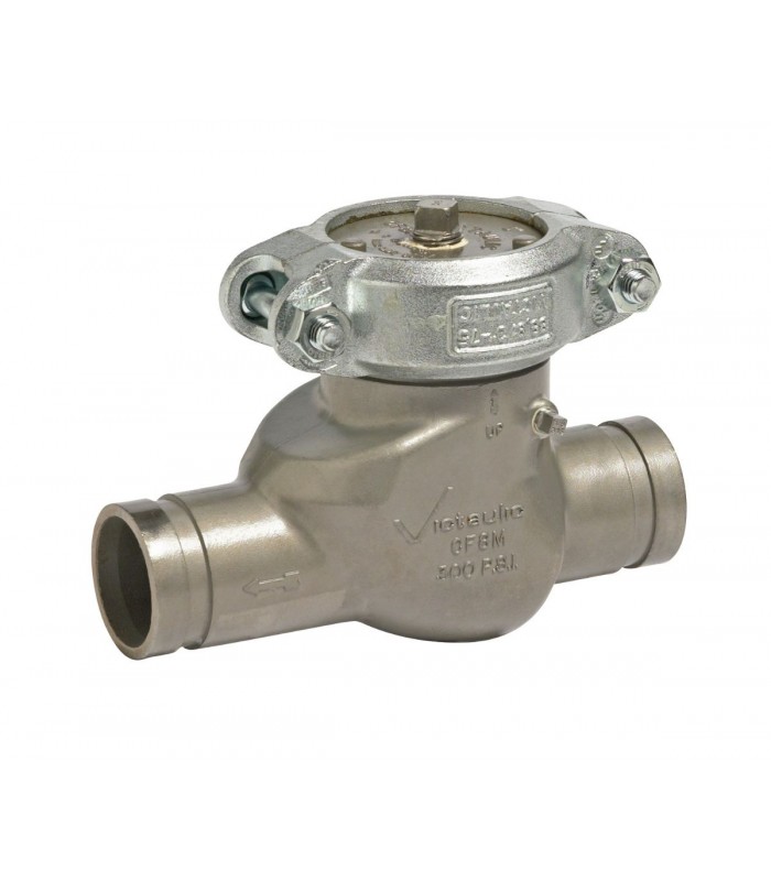 VALVULA CHECK SERIE: 712S SWING DE ACERO INOSXIDABLE